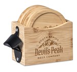 Okiyo Kanpai Bamboo Coaster & Bottle Opener Set HL-OK-141-B_HL-OK-141-B-03