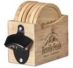 Okiyo Kanpai Bamboo Coaster & Bottle Opener Set HL-OK-141-B_HL-OK-141-B-04