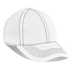 Augusta Fitted Cap - 6 Panel White