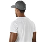Ace 6 Panel Fitted Cap - White HS-SL-54-C_HS-SL-54-C-GY-MOBK-03-NO-LOGO