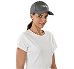 Ace 6 Panel Fitted Cap - White HS-SL-54-C_HS-SL-54-C-GY-MOFR-01
