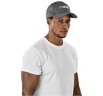 Ace 6 Panel Fitted Cap - White HS-SL-54-C_HS-SL-54-C-GY-MOFR-31