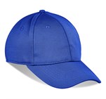 Ace 6 Panel Fitted Cap - White Royal Blue