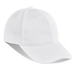 Ace 6 Panel Fitted Cap - White White