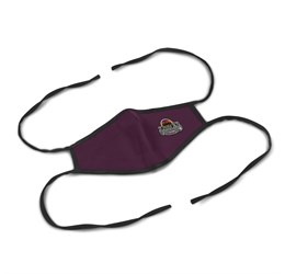 Alto Adults Tie-Back Face Mask - Maroon
