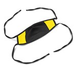 Alto Adults Tie-Back Face Mask - Yellow HWB-9921_HWB-9921-Y-02-NO-LOGO