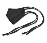 Alto Kids Double Layer Tie-Back Face Mask - Black HWB-9947_HWB-9947-BL-03-NO-LOGO