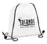 Altitude Whitefield Non-Woven Drawstring Bag Solid White
