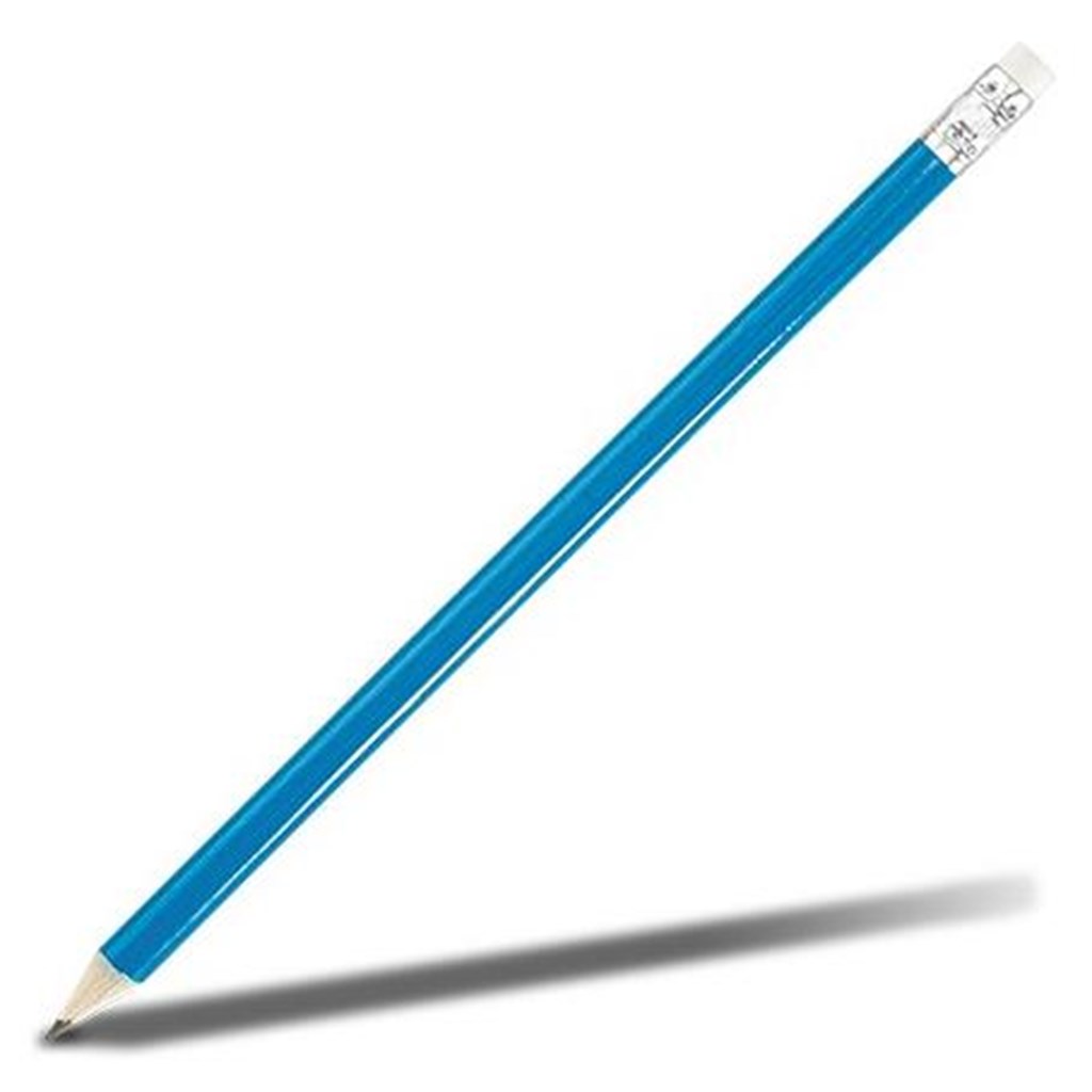 Altitude Basix Wooden Pencil - Cyan