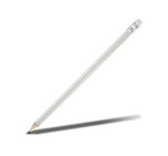 Altitude Basix Wooden Pencil Solid White