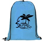 Altitude Daily 190T Drawstring Bag Cyan