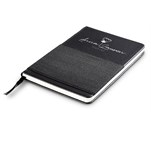Altitude Flux Midi Hard Cover Notebook - Black