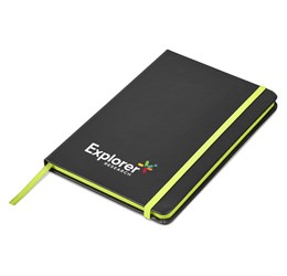 Altitude Colour-Edge A5 Hard Cover Notebook - Lime