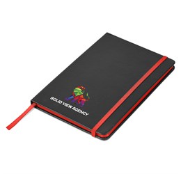 Altitude Colour-Edge A5 Hard Cover Notebook - Red