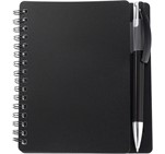 Altitude Plasma A6 Spiral Notebook & Pen Black