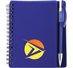 Altitude Plasma A6 Spiral Notebook & Pen Blue