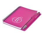 Altitude Plasma A6 Spiral Notebook & Pen Pink