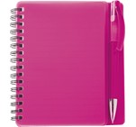 Altitude Plasma A6 Spiral Notebook & Pen Pink