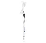 Altitude Nova Neck Ball Pen - Solid White