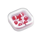 Altitude Grooves Earbuds - Red IDEA-3551_IDEA-3551-R-NO-LOGO