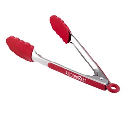 Altitude Crafty Chef Silicone Tongs - Red