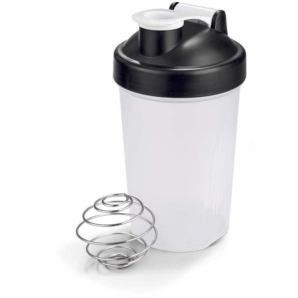 Altitude Shake & Burn Plastic Protein Shaker - 400ml - Black