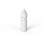 Altitude Riviera Plastic Water Bottle - 500ml Solid White