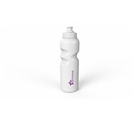 Altitude Riviera Plastic Water Bottle - 500ml Solid White