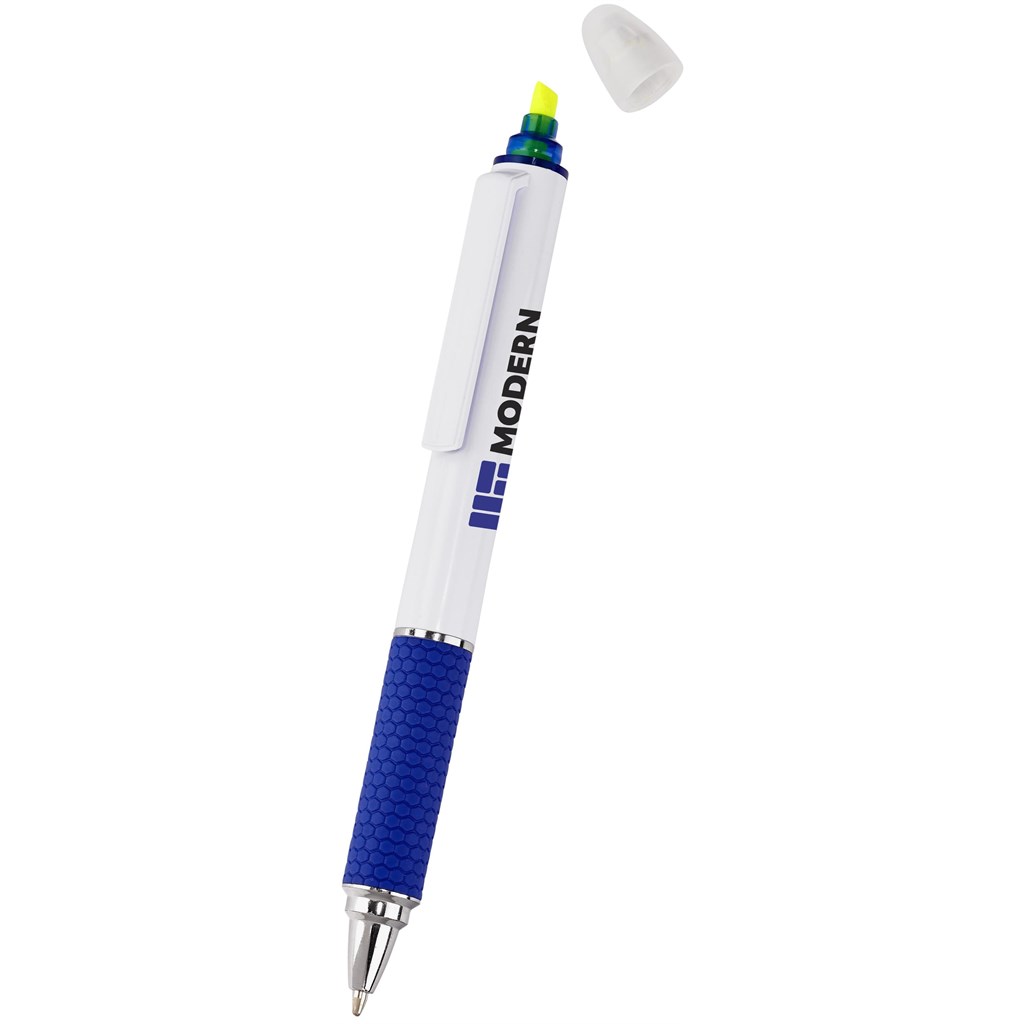 Altitude Topaz Highlighter Ball Pen – Blue