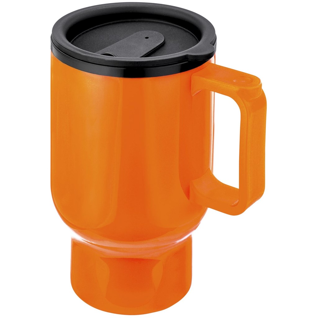 Altitude Whimsy Plastic Double-Wall Mug – 430ml – Orange
