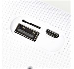 Altitude Icon Bluetooth Speaker - Solid White IDEA-7008_IDEA-7008-SW-2018-PORT-DETAIL