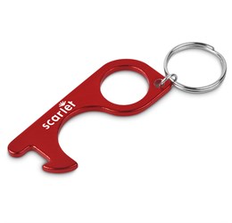 Osler Bottle Opener Keyholder - Red
