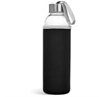 Kooshty Neo Glass Water Bottle - 500ml Black