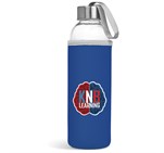 Kooshty Neo Glass Water Bottle - 500ml Blue