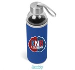 Kooshty Neo Glass Water Bottle - 500ml Blue