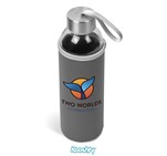 Kooshty Neo Glass Water Bottle - 500ml Grey