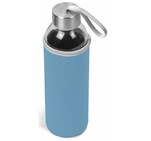 Kooshty Neo Glass Water Bottle - 500ml KOOSH-8208_KOOSH-8208-LB-NO-LOGO
