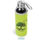 Kooshty Neo Glass Water Bottle - 500ml Lime