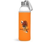 Kooshty Neo Glass Water Bottle - 500ml Orange
