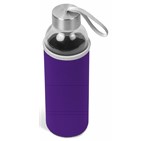 Kooshty Neo Glass Water Bottle - 500ml Purple