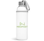 Kooshty Neo Glass Water Bottle - 500ml Solid White
