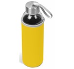 Kooshty Neo Glass Water Bottle - 500ml Yellow