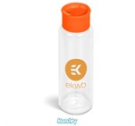 Kooshty Boost Glass Water Bottle - 700ml Orange