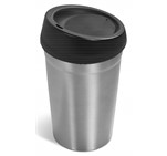 Kooshty Go-Jo Stainless Steel & Plastic Double-Wall Tumbler - 350ml Black