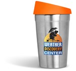 Kooshty Go-Jo Stainless Steel & Plastic Double-Wall Tumbler - 350ml Orange