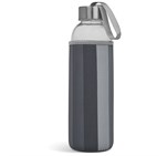Kooshty Quirky Glass Water Bottle - 500ml Grey
