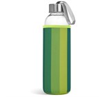 Kooshty Quirky Glass Water Bottle - 500ml Lime
