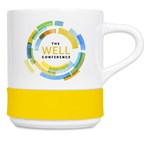 Kooshty Kaleido Sublimation Ceramic Mug - 320ML Yellow