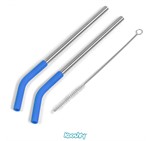 Kooshty Slurp Straw Set - Blue KOOSH-9005_KOOSH-9005-BU-0001-NO-LOGO