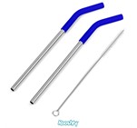 Kooshty Slurp Straw Set - Blue KOOSH-9005_KOOSH-9005-BU-0002-NO-LOGO